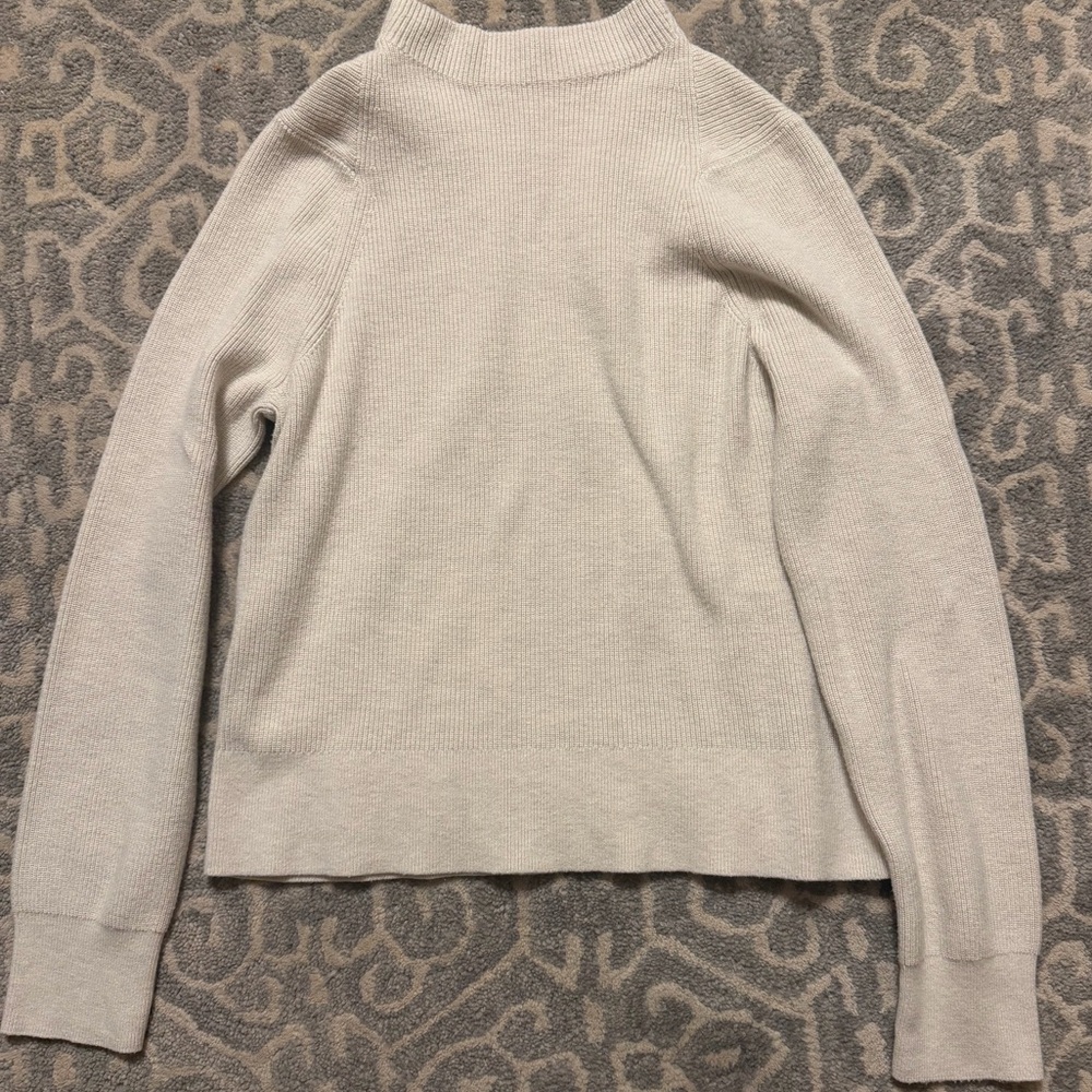 Lululemon Athletica Cream mock turtleneck Sweater